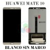 Huawei Mate 10 2017 (ALP-L09 / ALP-L29) - PANTALLA compatible BLANCO SIN MARCO