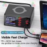 BASE DE CARGA INALAMBRICA,  USB, TIPO C-18W