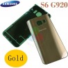 SAMSUNG S6 G920-TAPA TRASERA DORADO