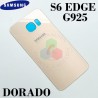 SAMSUNG S6 EDGE G925-TAPA TRASERA DORADO