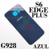 SAMSUNG S6 EDGE PLUS G928-TAPA TRASERA AZUL