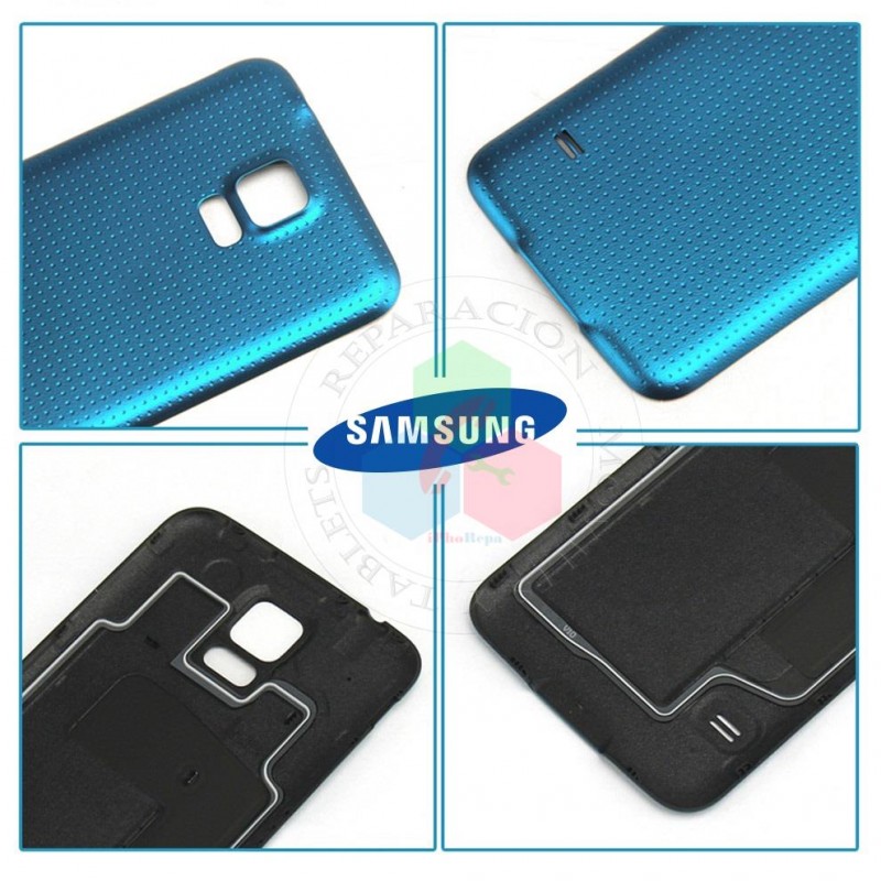 SAMSUNG S5 G900-TAPA TRASERA DORADO