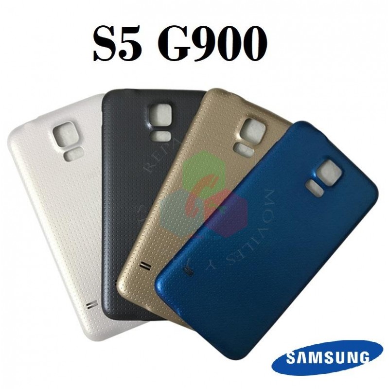 SAMSUNG S5 G900-TAPA TRASERA DORADO