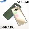 SAMSUNG S8 G950 G950F - TAPA TRASERA DORADO