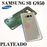 SAMSUNG S8 G950 -TAPA TRASERA PLATEADA