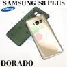 SAMSUNG S8 PLUS G955 -TAPA TRASERA DORADO