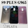 SAMSUNG S9 PLUS G965 G965F -TAPA TRASERA PLATA