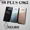SAMSUNG S9 PLUS G965 G965F -TAPA TRASERA NEGRO