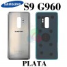 SAMSUNG S9 G960 -TAPA TRASERA PLATA