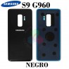 SAMSUNG S9 G960 -TAPA TRASERA NEGRO