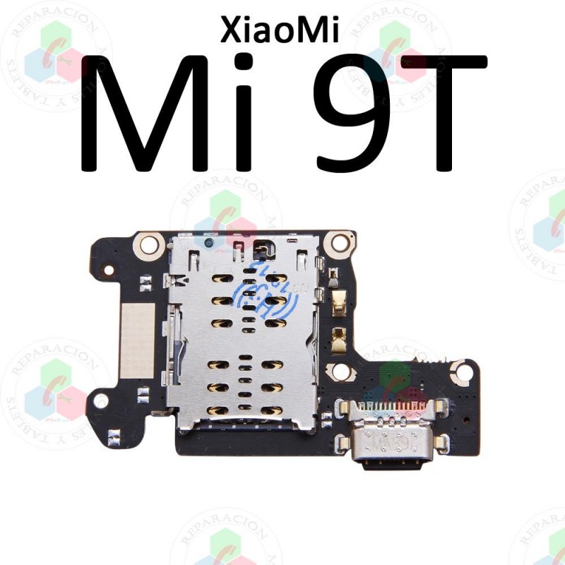 Xiaomi Mi 9T 4G 2019 M1903F10G / Mi 9T Pro 4G 2019 M1903F11G - Placa de carga + lector SIM - COMPATIBLE