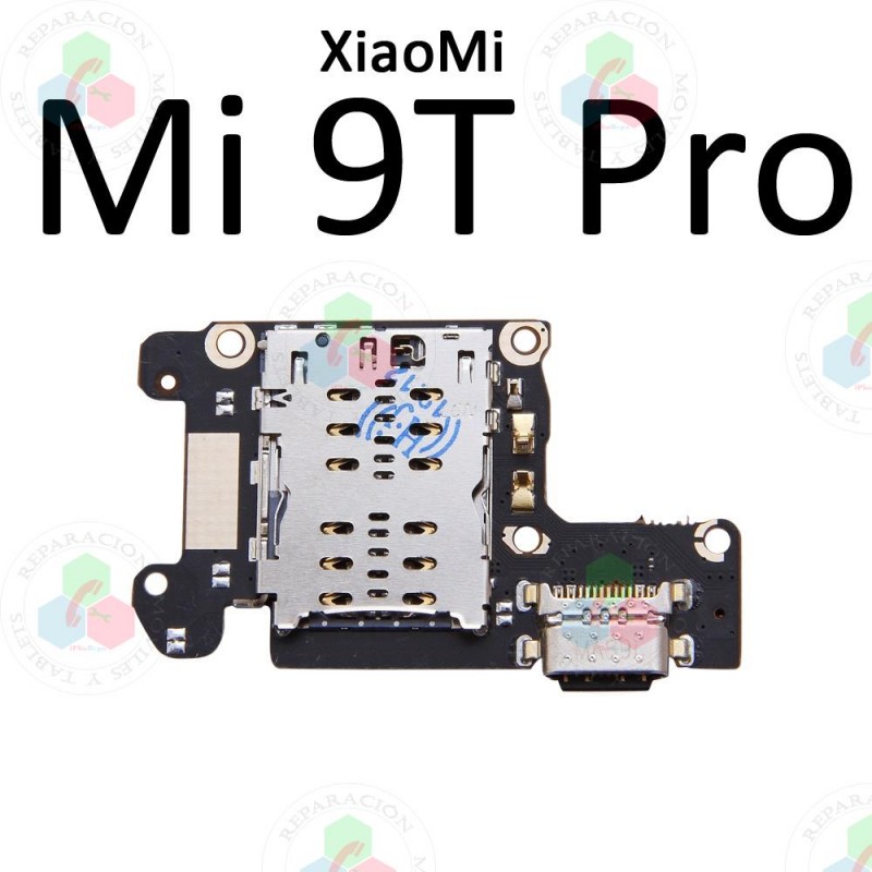 Xiaomi Mi 9T 4G 2019 M1903F10G / Mi 9T Pro 4G 2019 M1903F11G - Placa de carga + lector SIM - COMPATIBLE