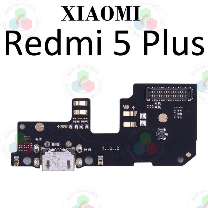 Xiaomi Redmi 5 Plus - Placa de carga + microfono - COMPATIBLE