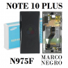 Samsung Note 10 Plus 4G / 5G N975f / N976b -PANTALLA service pack con MARCO NEGRO