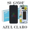 SAMSUNG S8 G950F G950  -PANTALLA original service pack CON MARCO AZUL