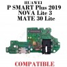 HUAWEI P SMART 2019-NOVA LITE 3-MATE 30 LITE-PLACA DE CARGA COMPATIBLE