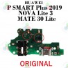 HUAWEI P SMART PLUS 2019-NOVA LITE 3-MATE 30 LITE-PLACA DE CARGA ORIGINAL
