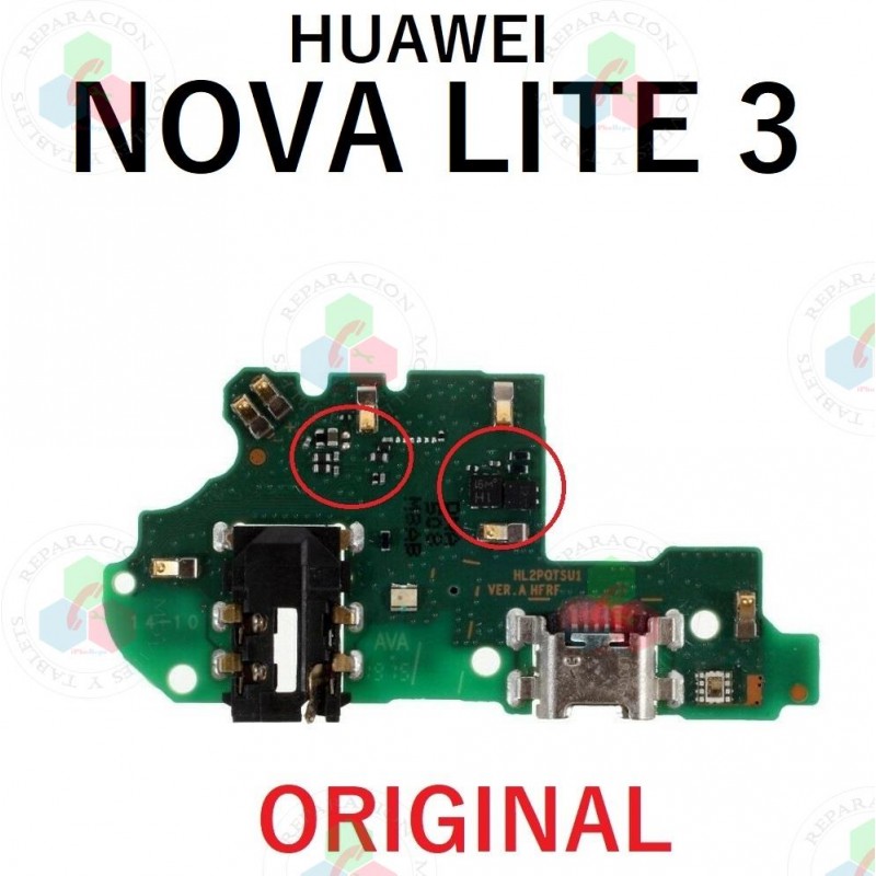 HUAWEI P SMART PLUS 2019-NOVA LITE 3-MATE 30 LITE-PLACA DE CARGA ORIGINAL