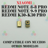 Redmi Note 8-8 Pro-Note 9-9 Pro-Redmi K30-K30 Pro-Micrófono