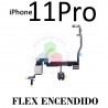 iPhone 11 PRO - FLEX DE ENCENDIDO + FLASH + MICROFONO