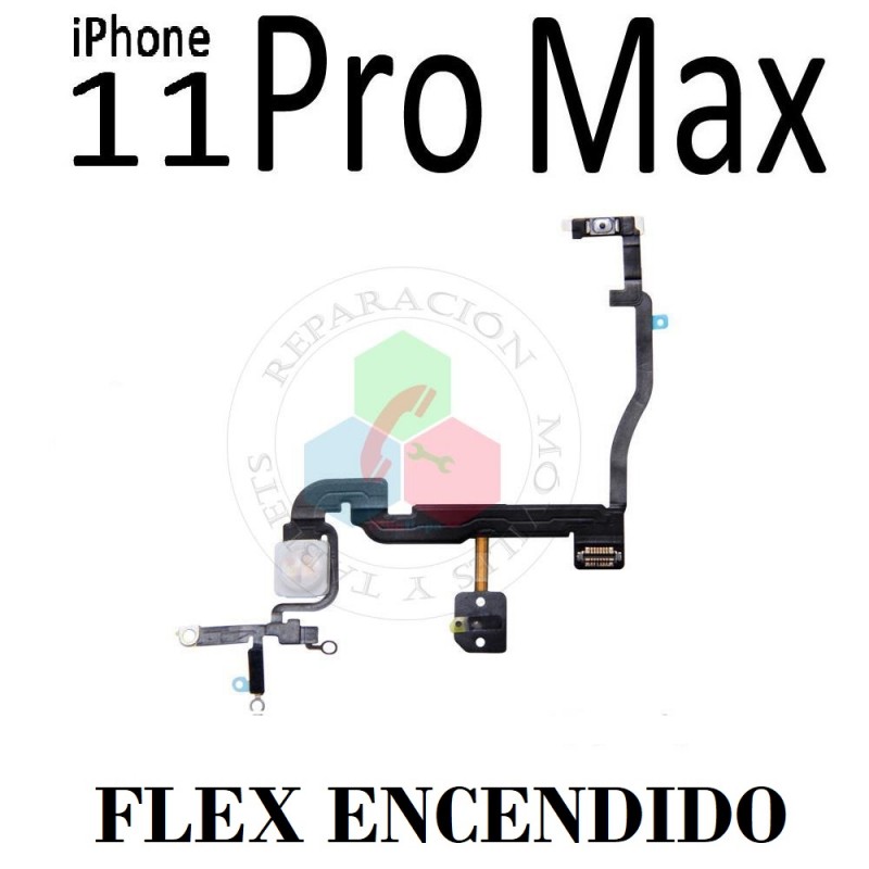 ✓ Flex de encendido, micrófono y flash trasero para iPhone X