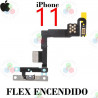 iPhone 11 - FLEX DE ENCENDIDO POWER + FLASH + MICROFONO