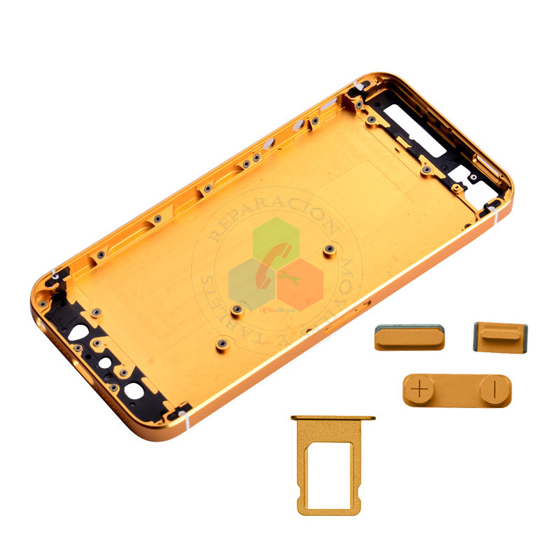 iPhone 5 - carcasa completa-oro