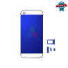 iPhone 5 - carcasa completa-azul con blanco