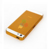 iPhone 5 - carcasa completa-oro con blanco