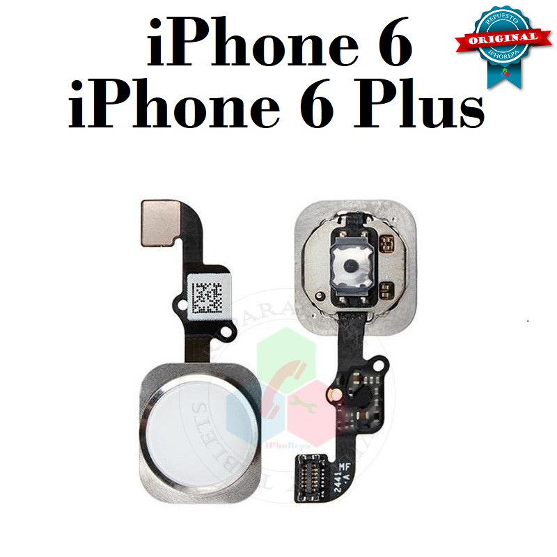 iPhone 6 / iPhone 6 Plus - boton home inicio - blanco