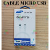 CABLE SAMSUNG MICRO USB