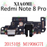 Xiaomi Redmi Note 8 Pro 4G 2019 M1906G7I - Placa de carga + microfono - COMPATIBLE