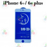iPhone 6+ 6s+ 6 plus 6s Plus -CRISTAL TEMPLADO blanco
