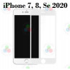 iPhone 7, 8 Se 2020 -CRISTAL TEMPLADO blanco