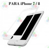 iPhone 7, 8 Se 2020 -CRISTAL TEMPLADO blanco