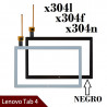 Lenovo Tab 4 10,1" TB-X304L, TB-X304F, TB-X304N, TB-X304, - PANTALLA TACTIL NEGRO
