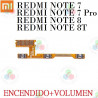 Xiaomi Redmi Note 7 / Redmi Note 7 Pro / Redmi Note 8 4G 2019 / Xiaomi Redmi Note 8T 4G 2019  - flex power ENCENDIDO + VOLUMEN