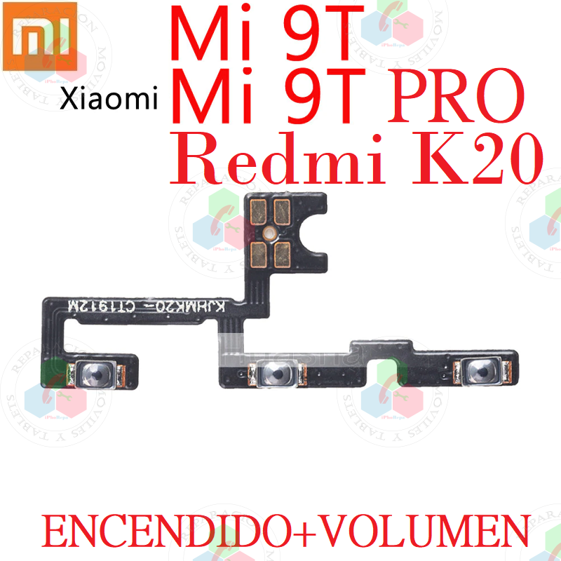 Xiaomi Mi 9T - Mi 9T PRO - REDMI K20 - flex de ENCENDIDO + VOLUMEN