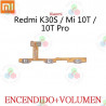Xiaomi Mi 10T - Mi 10T PRO - REDMI K30S - FLEX POWER ENCENDIDO + VOLUMEN