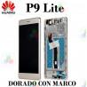 Huawei P9 Lite 2016 ( VNS-L31 ) - pantalla compatible dorado con MARCO
