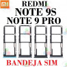 Xiaomi Redmi Note 9S 4G 2020 M2003J6A1G / Redmi Note 9 Pro 4G M2003J6B2G - BANDEJA SIM