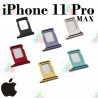iPhone 11 PRO MAX - BANDEJA SINGLE SIM NEGRO GRIS