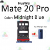 Huawei Mate 20 Pro (LYA-L09 / LYA-L29 / LYA-L0C) 2018 - BANDEJA SIM AZUL