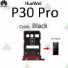 Huawei P30 (ELE-L29, ELE-L09) - BANDEJA SIM NEGRO