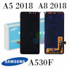 SAMSUNG A5 2018 A8 2018 A530f A530 - PANTALLA ORIGINAL service pack