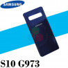SAMSUNG S10 4G G973 G973F - TAPA TRASERA AZUL con logo