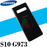 SAMSUNG S10 4g G973 G973F - TAPA TRASERA NEGRO con logo