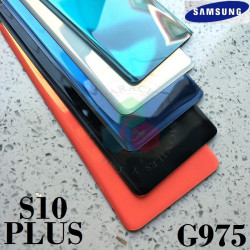 SAMSUNG S10 PLUS G975 G975F - TAPA TRASERA con logo - VERDE