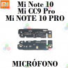 XIAOMI MI NOTE 10 - MI NOTE 10 PRO - MI CC9 PRO - MICROFONO