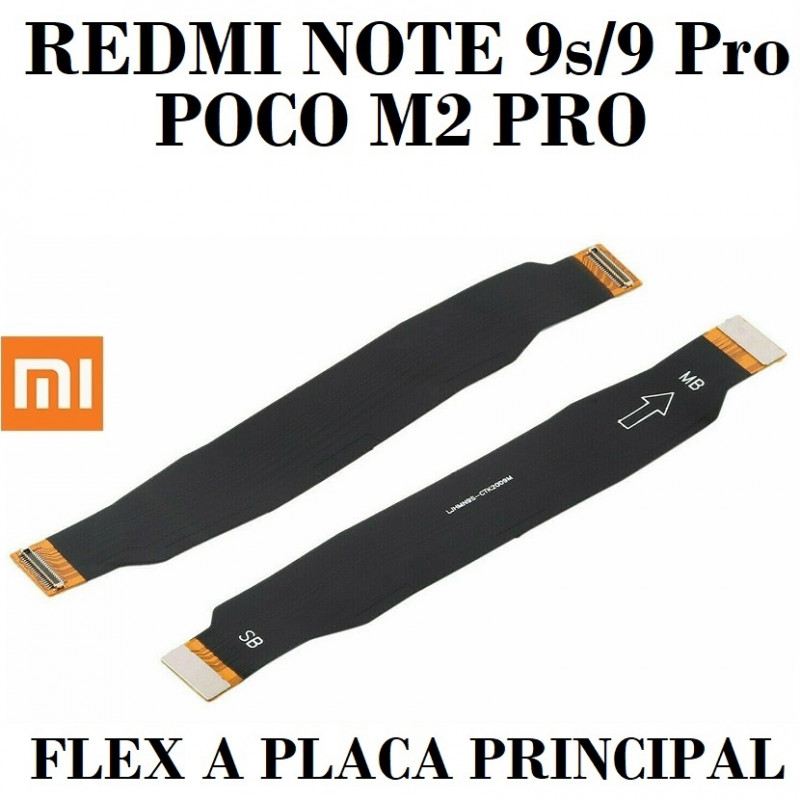 Xiaomi Redmi Note 9S 4G 2020 M2003J6A1G / Note 9 Pro 4g 2021 / Poco M2 Pro 4G 2020 - FLEX DE CONEXION A PLACA